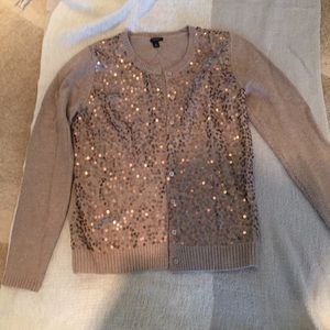 Ann Taylor Beautiful Sequined sweater size Medium